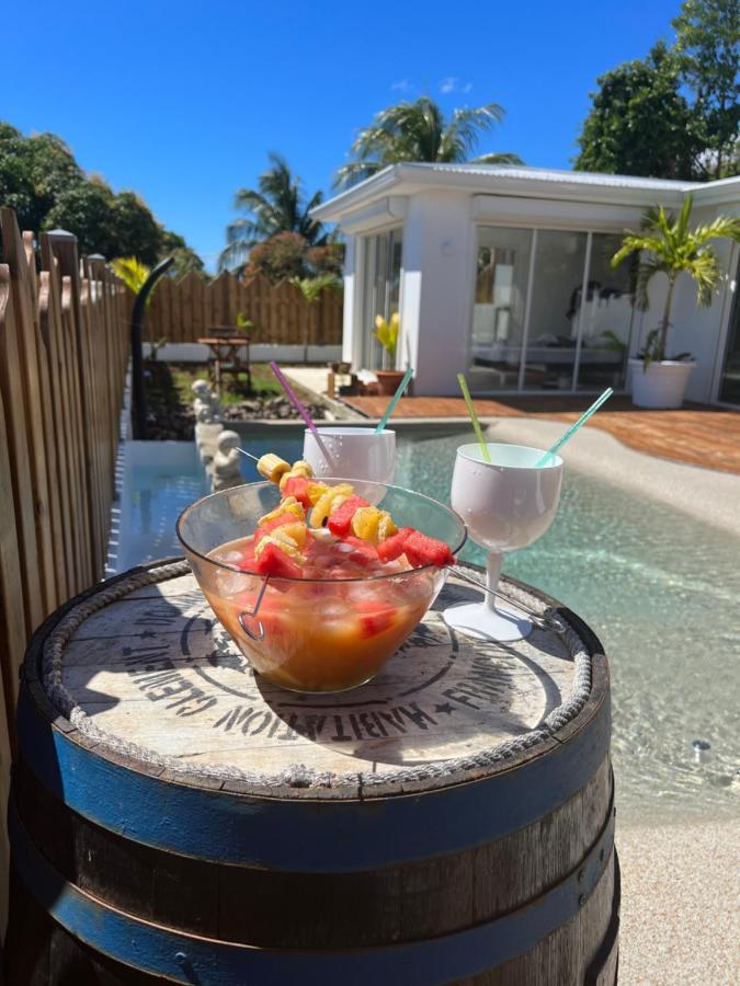 Villa Amaryllis luxueuse,piscine,vue mer,plage Sainte-Luce Eksteriør bilde