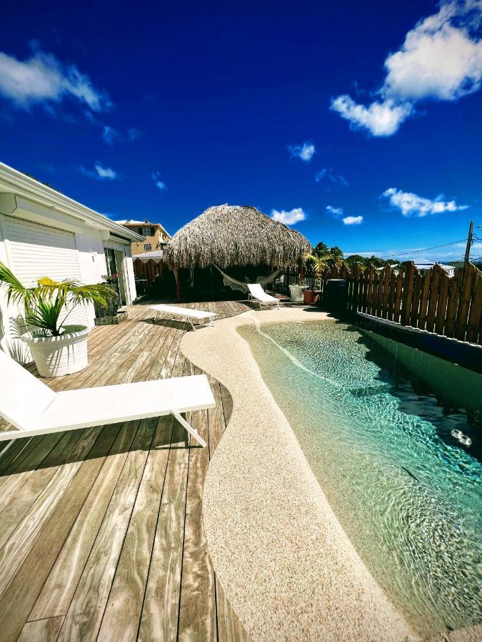 Villa Amaryllis luxueuse,piscine,vue mer,plage Sainte-Luce Eksteriør bilde