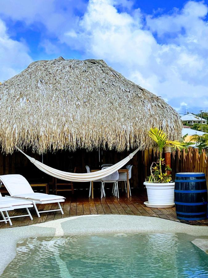 Villa Amaryllis luxueuse,piscine,vue mer,plage Sainte-Luce Eksteriør bilde