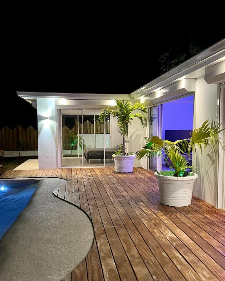 Villa Amaryllis luxueuse,piscine,vue mer,plage Sainte-Luce Eksteriør bilde
