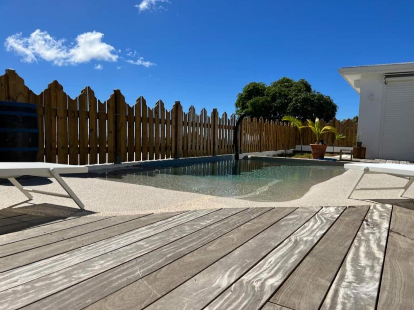 Villa Amaryllis luxueuse,piscine,vue mer,plage Sainte-Luce Eksteriør bilde