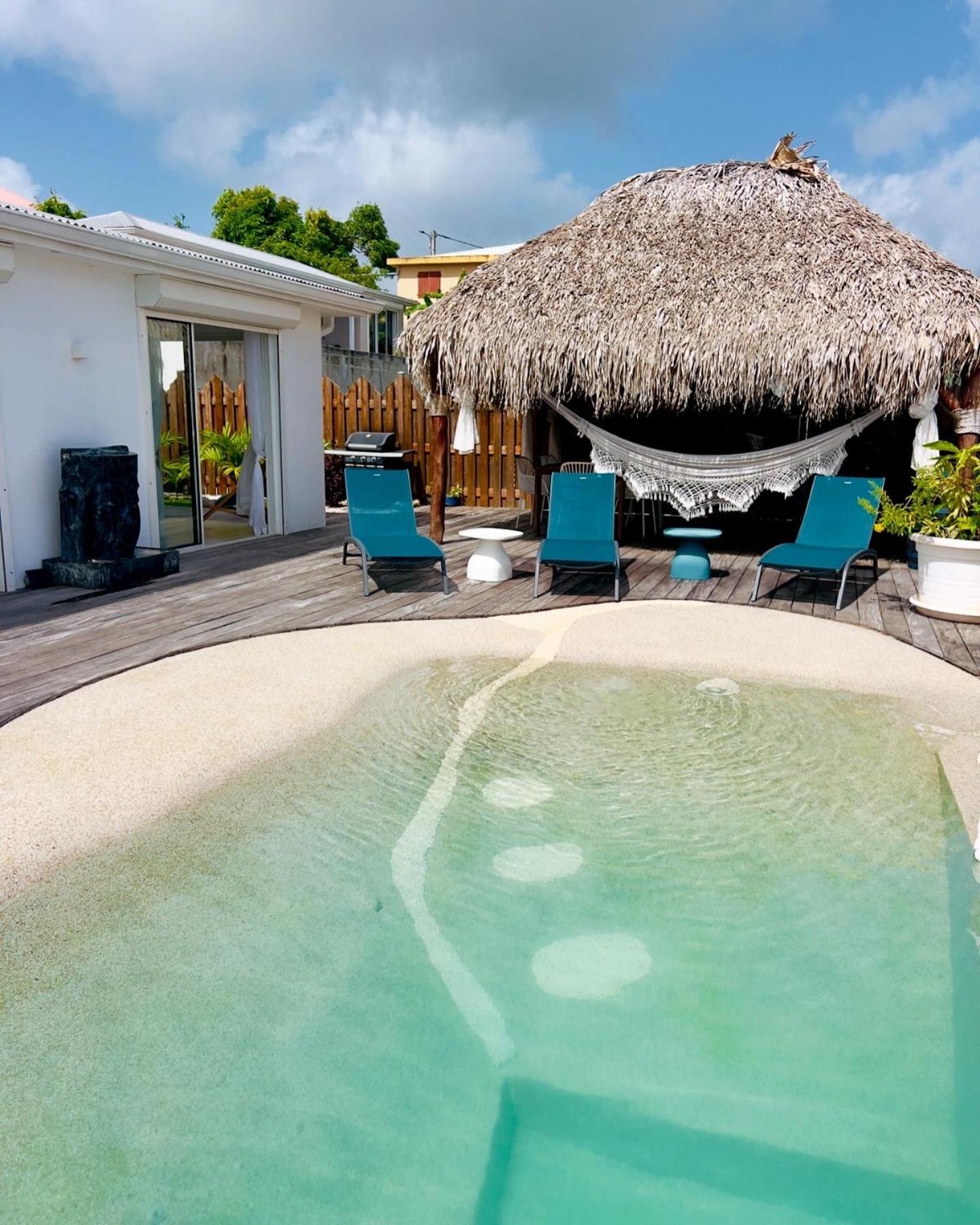 Villa Amaryllis luxueuse,piscine,vue mer,plage Sainte-Luce Eksteriør bilde