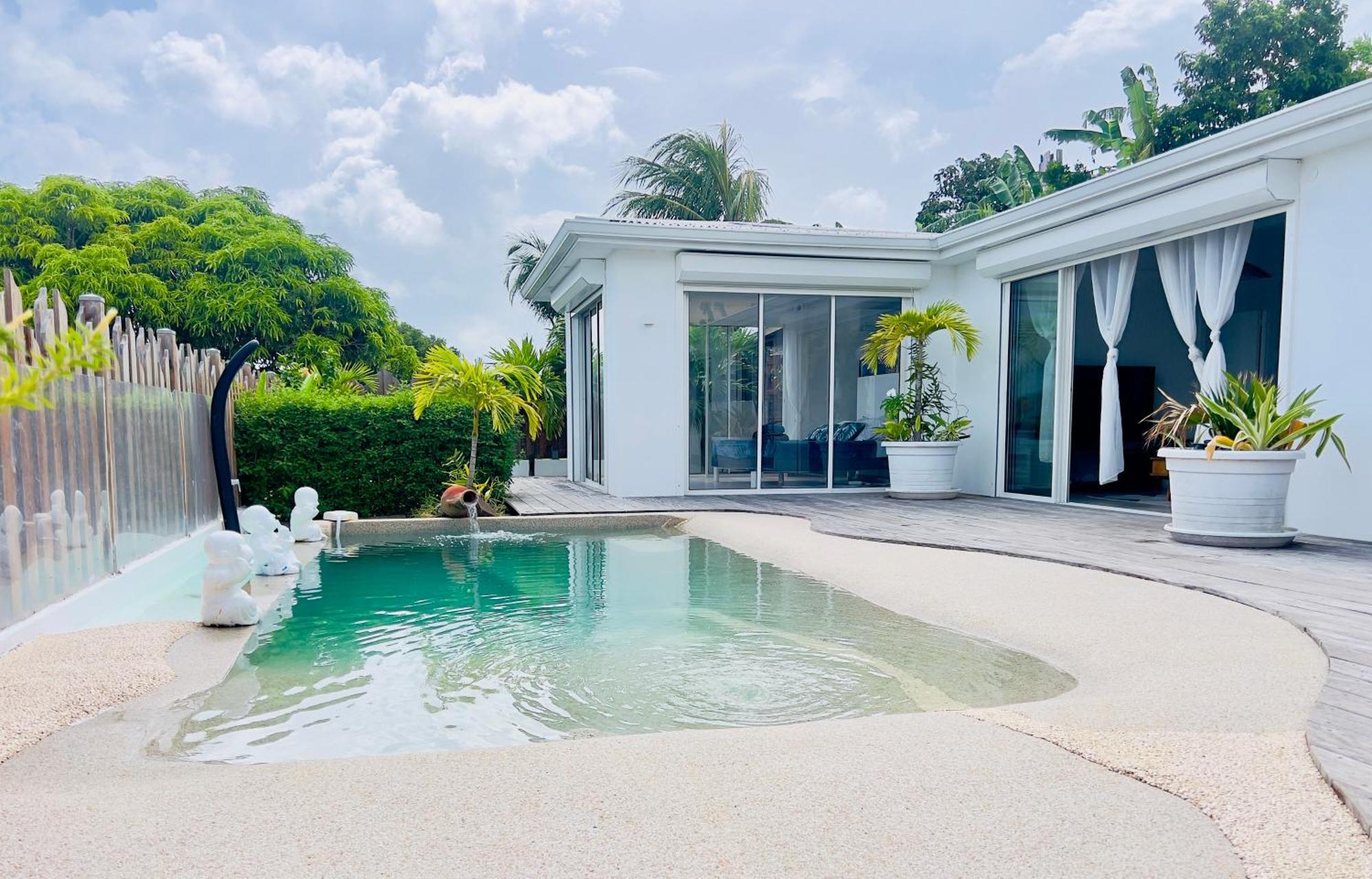 Villa Amaryllis luxueuse,piscine,vue mer,plage Sainte-Luce Eksteriør bilde