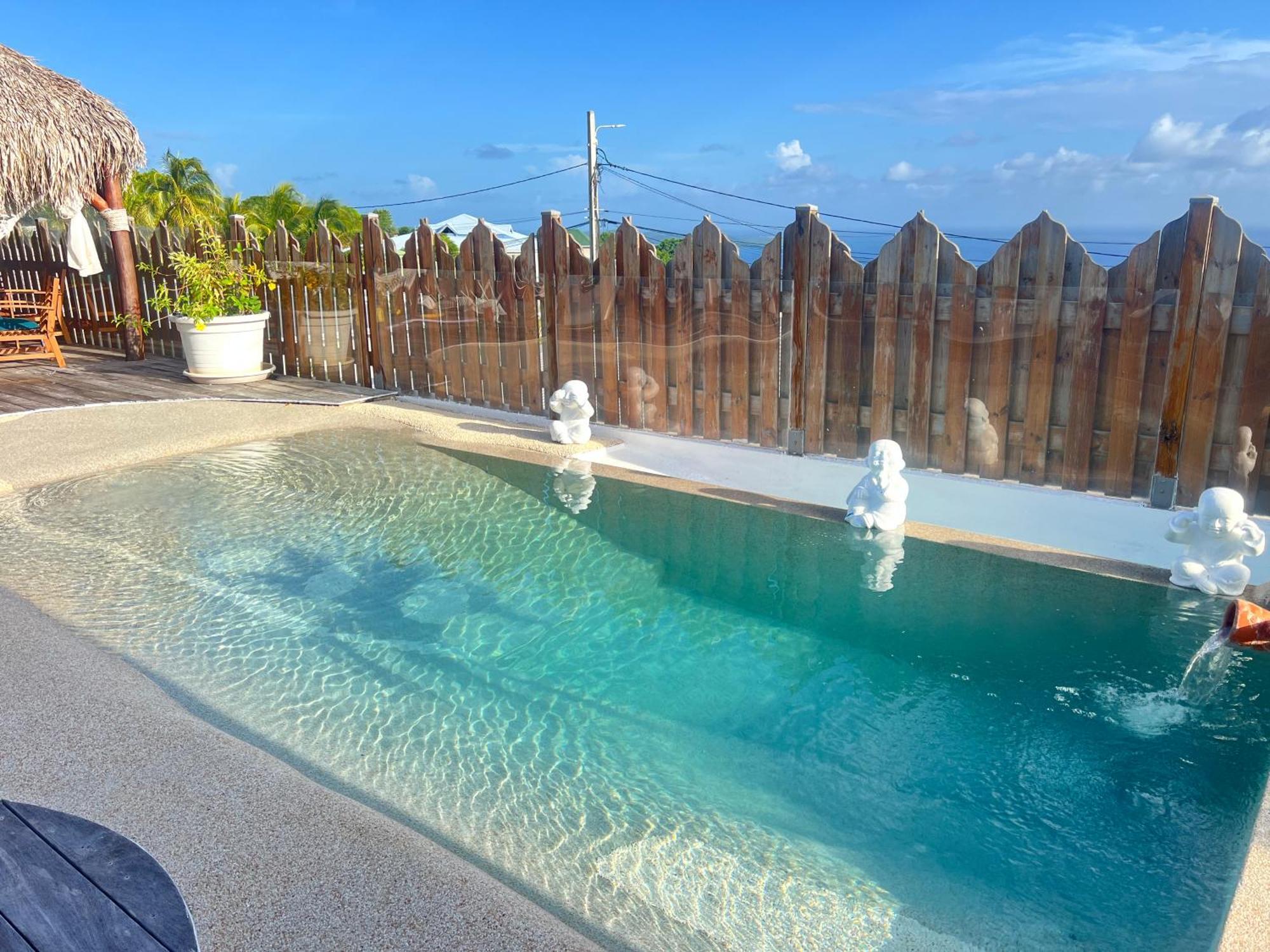 Villa Amaryllis luxueuse,piscine,vue mer,plage Sainte-Luce Eksteriør bilde